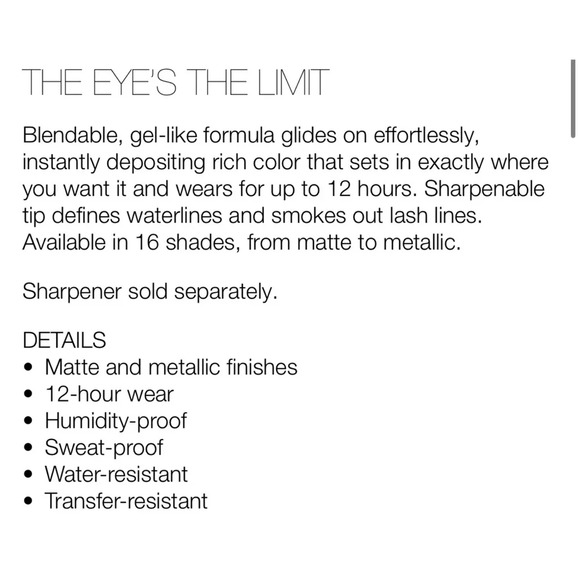 NEW IN BOX Nars High-Pigment Longwear Eyeliner in Gran Via Intense Black - Picture 4 of 5